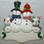 Picture of Snow Family with 2 kids