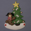 Picture of Dog Hugging Tree