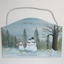 Picture of Snowman Couple with 1 kid plaque