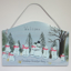 Picture of Snowman Couple with 8 kids plaque