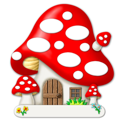 Picture of Mushroom House with 5 Ovals